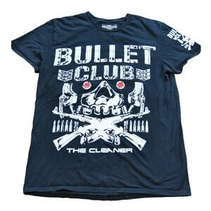 Kenny Omega Bullet Club Medium Black Short Sleeve Shirt